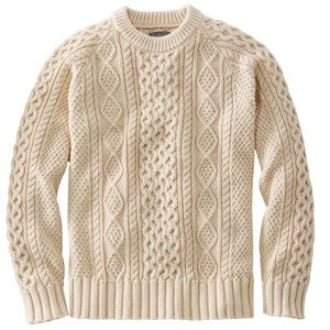 L.L. Bean Signature Cotton Fisherman Sweater